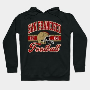 Vintage Style 49ers San Francisco Football Hoodie